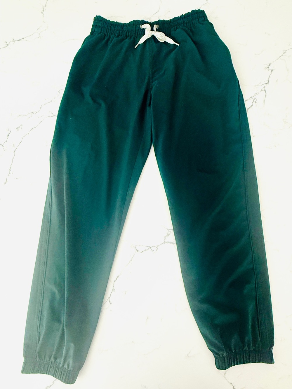 Vuori Dark Green Travel Joggers